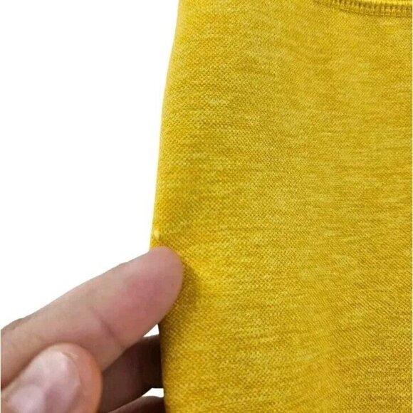 Alphalete OG Revival Leggings Yellow Women’s Size Small Mid Rise Activewear - Picture 12 of 12